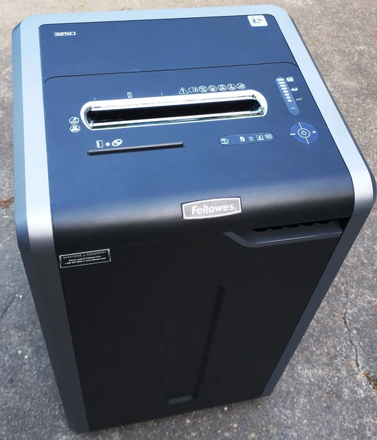 Fellowes 325Ci Powershred Office Paper Cross Cut Shredder 22 Page 100% Jam Proof