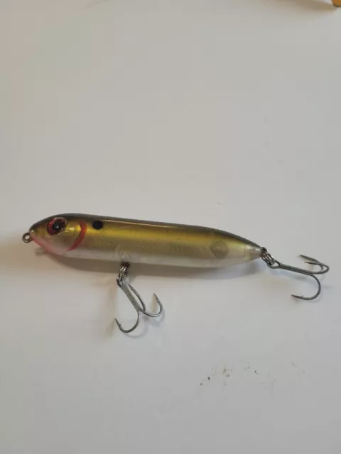 1 Heddon Super Spook Topwater Fishing Lure for Saltwater and Freshwater.  Custom