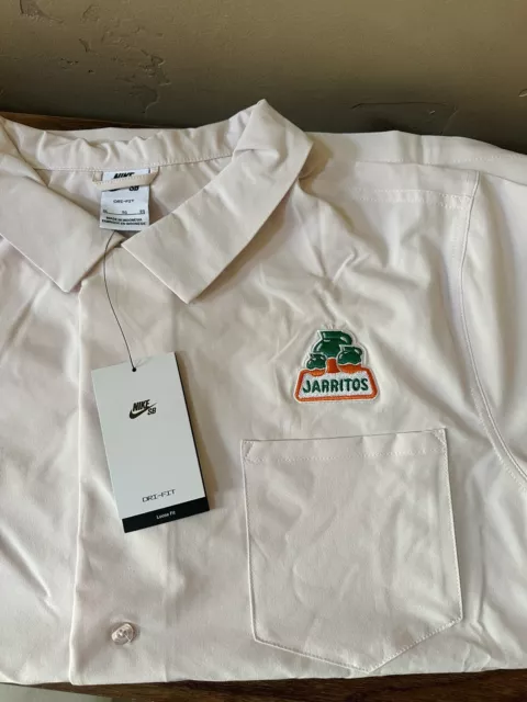 Nike SB x Jarritos Bowling Shirt Size XL Pink Pearl. *IN HAND*