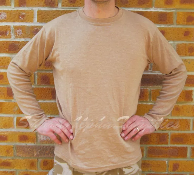 British Army Surplus Flame Resistant Kermel Thermal Long Sleeve Top Base Layer 1