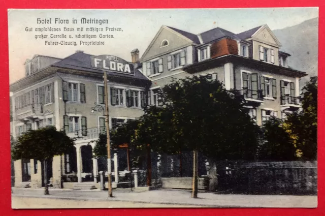 AK MEIRINGEN Schweiz um 1910 Hotel Flora   ( 15558