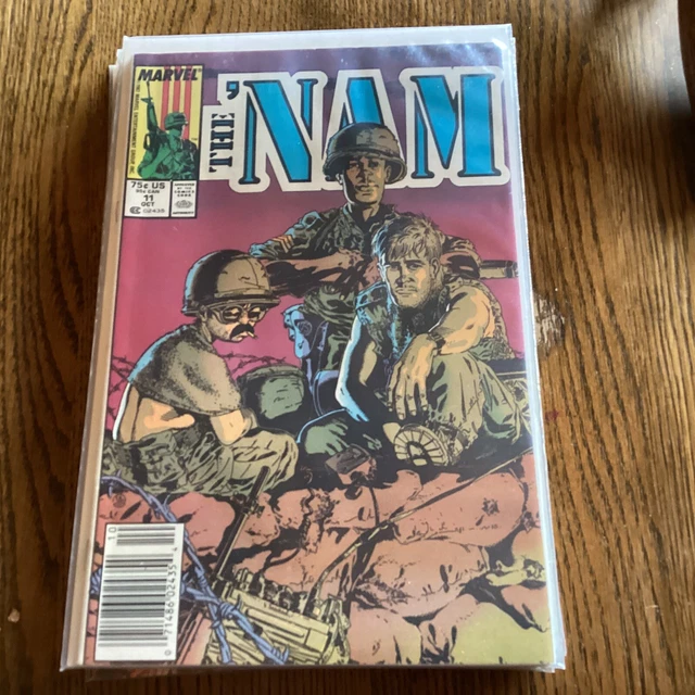 Lot of 5The 'Nam #11,12,14,15,17 Marvel Comics 1987-88