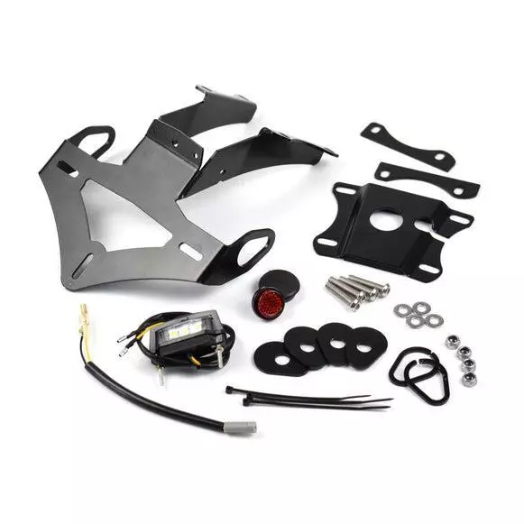 Pyramid Number Plate Attachment Tail Tidy Matte Black Yamaha XSR 900 2022 - 2023
