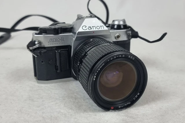 Appareil Photo Reflex Canon AE-1 Argenté - Format 35mm - Vintage (Moisissures Viseur)