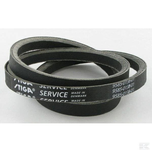Courroie D'embrayage STIGA 1134-9071-01 / 9585-0129-01 – Longueur 1041,4 Mm, Largeur 12,7 Mm, Pour Tondeuses Autoportées