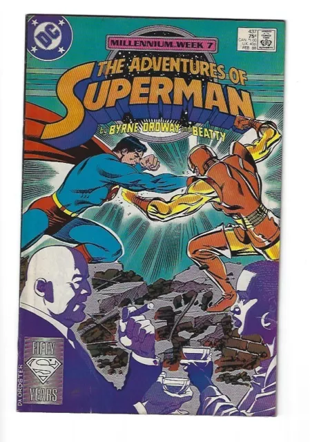 The Adventures of Superman #437 (DC Comics February 1988) Byrne, Ordway & Beatty