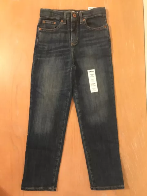 New! Sonoma Boys Jeans Flexwear Straight Adjustable Waist Blue Size 7