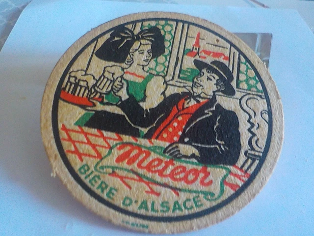 1 Sous Bock Biere    Brasserie Meteor Pils Alsace  N 6