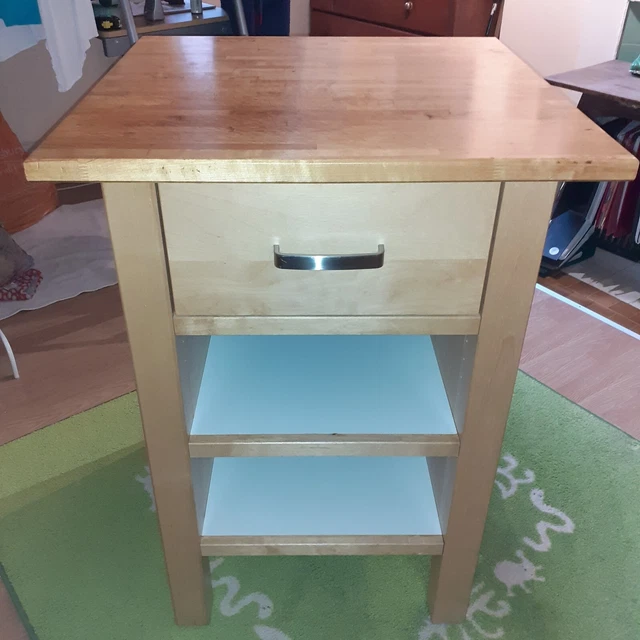 SOLID HARDWOOD IKEA kitchen worktop and drawers £95.00 PicClick UK