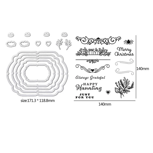 UEB Metall Stanzschablone Schablonen DIY Cutting Dies Scrapbooking Fotoalbum mit