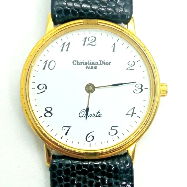 Christian Dior Paris Gold Plated Quartz Ladies Watch 30Mm