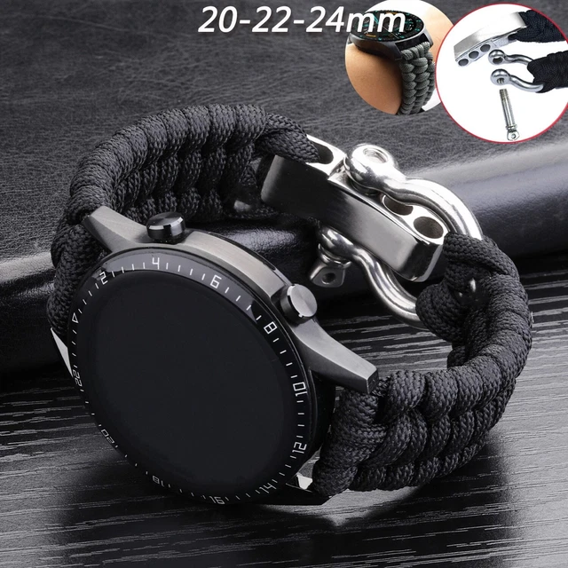 Nylon Braided Armband für Samsung Galaxy Watch 5/4 40 44mm Classic 42 46mm 5 Pro
