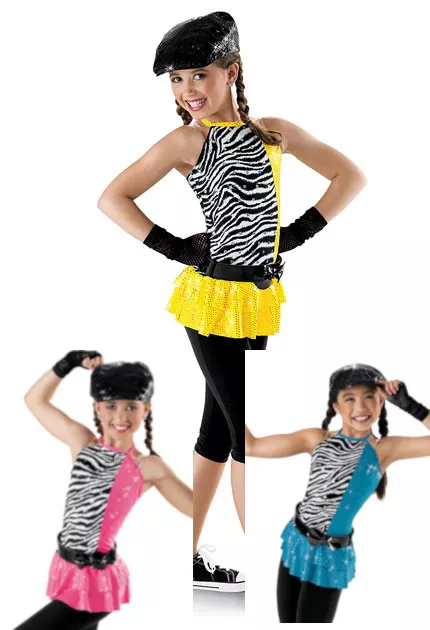 NEW Weissman "Fancy Foot" Dance Costume Skate Dress  5932 Child