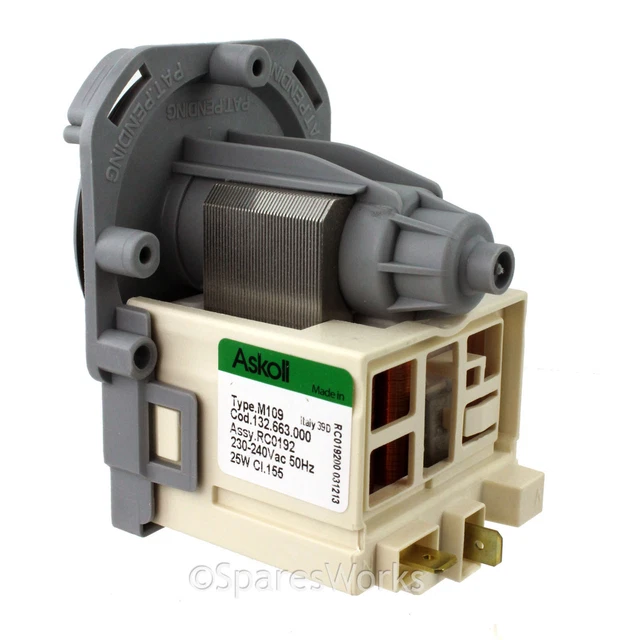 AEG WASCHMASCHINE ORIGINAL Waschtrockner Ablaufpumpe Askoll M113 M109 ...