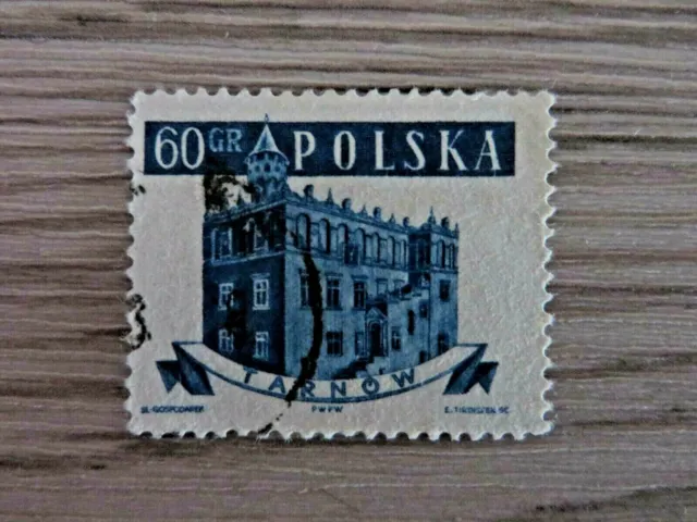 Briefmarken Polen, gestempelt 1958, Alte Rathäuser,1 Wert