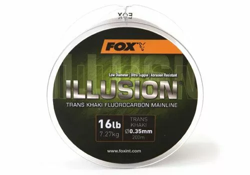 Fox Illusion Trans Khaki Fluorocarbon Mainline NEW Carp Fishing - CML130 2