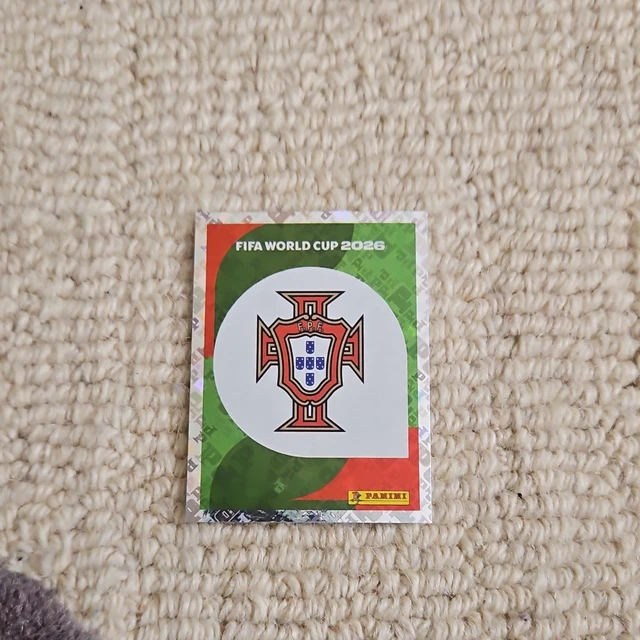 PANINI FIFA WORLD Cup 2026 Sticker Portugal POR 1 Club Badge Logo 1 17 panini-fifa-world-cup-2026-sticker-portugal-por-1-club-badge-logo-1-17