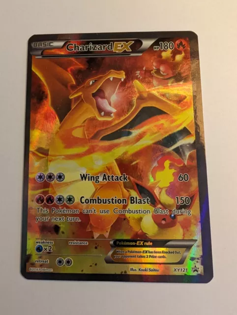 Pokémon TCG - Charizard EX XY121 XY Black Star Promo Holo Standard Size