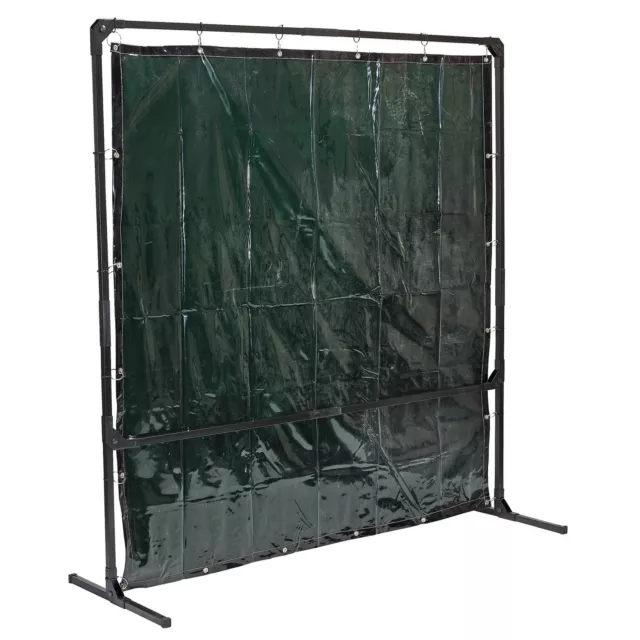 DRAPER Welding Curtain with Metal Frame, 6' x 6' [28406]