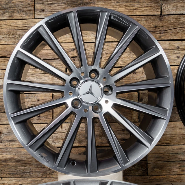 19 Pollici Cerchi KT18 per Mercedes Glc GLC43 GLA45 AMG GLK SLC ABE Grau Lucido
