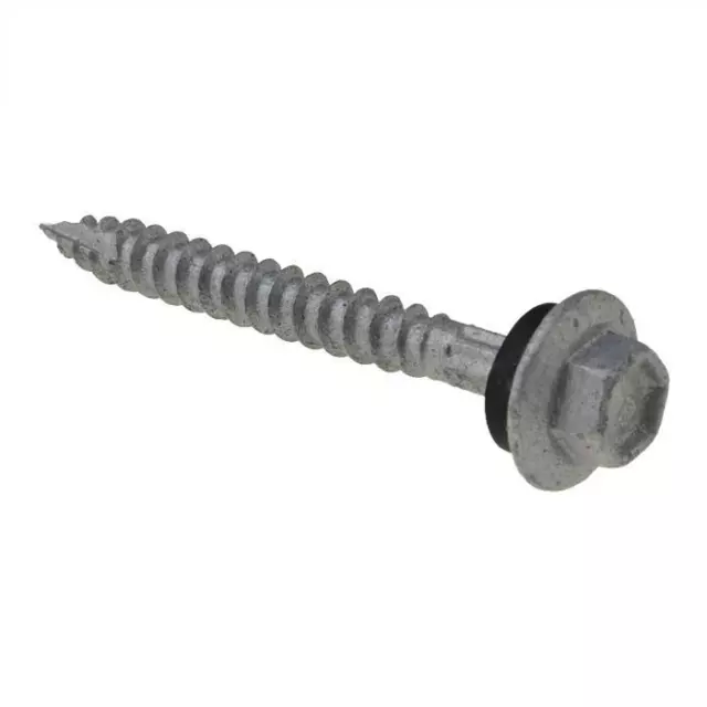 Qty 500 Hex Timber NEO Self Drilling 12g-11 x 50mm Galvanised T17 Screw Tek Roof