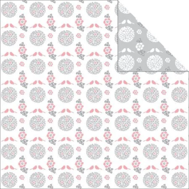 Papel de boda Grant Studios GTWED12-2145 Grace Taylor 12 in x 12 in.-Romance Bi
