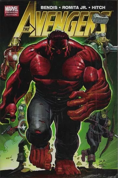 Avengers Vol 2 Red Hulk Marvel Prem Hardcvr Gn Tpb Bendis Romita Jr Sealed New