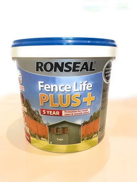 Clear Ronseal FENCELIFE Plus SAGE 5L