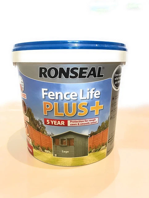 Clear Ronseal FENCELIFE Plus SAGE 5L