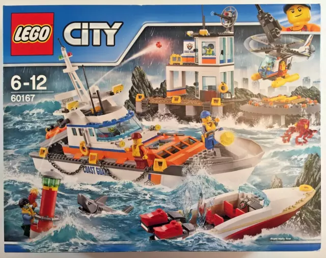 Neuf/New LEGO CITY 60167 QG des Gardes côtes/Coast Guard Head Quarters 2017