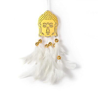Dreamcatcher Feather Small Buddha Car Hangings for Bedrooms Outdoor Wall Decor