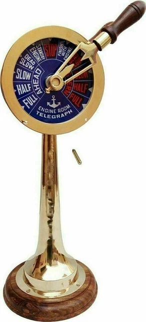 14" Ship's Nautical Telegraph Brass Engine Order Telegraph Valentine's Day Gift