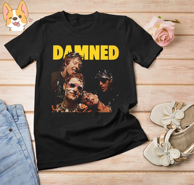 The Damned Rock Band Black T-Shirt Cotton Full Size S-5XL  DD1119