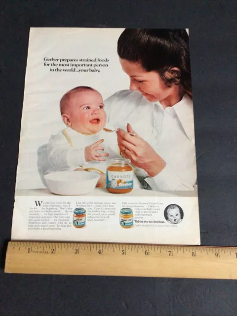 Berber Baby Food Ad Clipping Original Vintage Magazine Print Mother & Baby