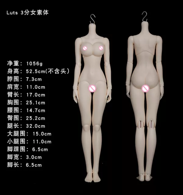 1/3 BJD Doll SD Doll luts Girl Body-only body (No head)
