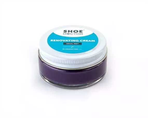 PURPLE Shoe Polish Cream - Restore Colour to Leather SHOES / BOOTS / BAGS