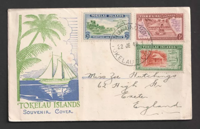 1948 Tokelau Definitive FDC First Day Cover