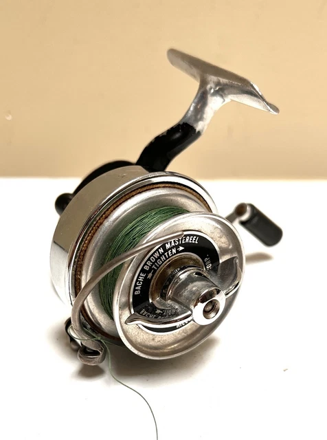 リール BACHE BROWN MASTEREEL USA Bache Brown Mastereel Model 3 Spin Fishing Reel Spinster 813