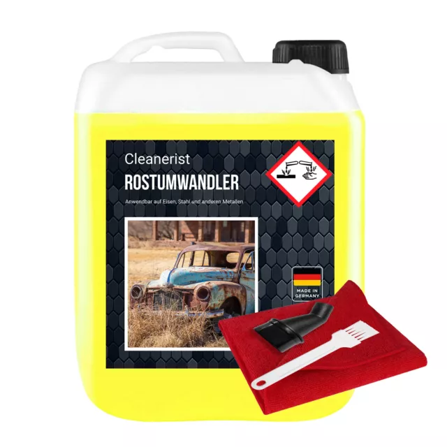 5 Liter Rostumwandler ROSTLÖSER Entroster Rostentferner Rostschutz + Ausgießer