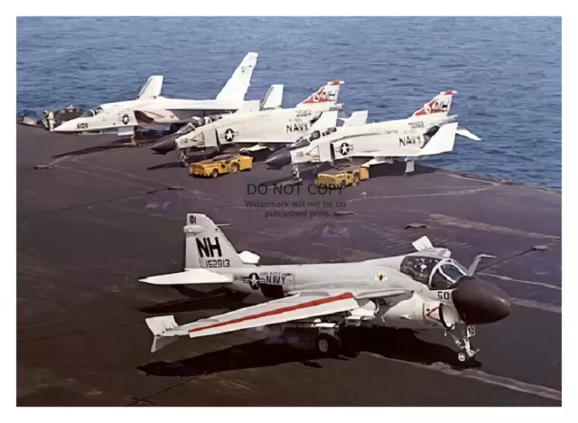 Us Navy Grumman A-6A Intruder Uss Kitty Hawk Vietnam War Fighter Jet 4X6 Photo