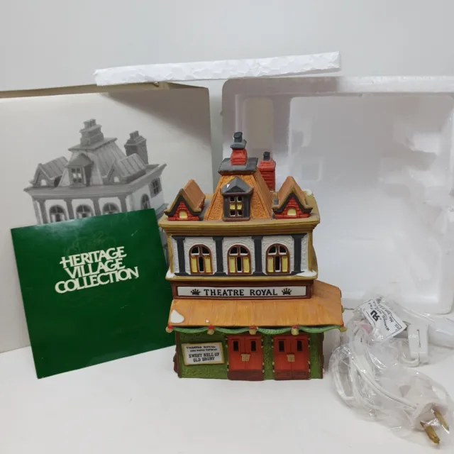 Dept 56 Heritage Collection Dickens Village Series Theatre Royal #WS