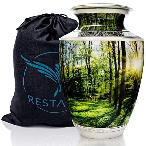 Urnas de bosque pacífico para cenizas macho adulto adulto. Urnas de cremación para cenizas humanas adu...