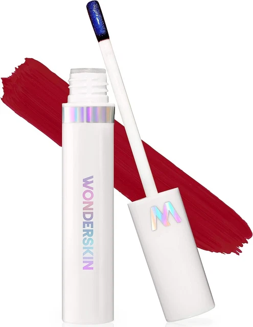 Máscara de mancha labial de un paso Wonderskin Wonder Blading, a prueba de transferencia mancha y arranque