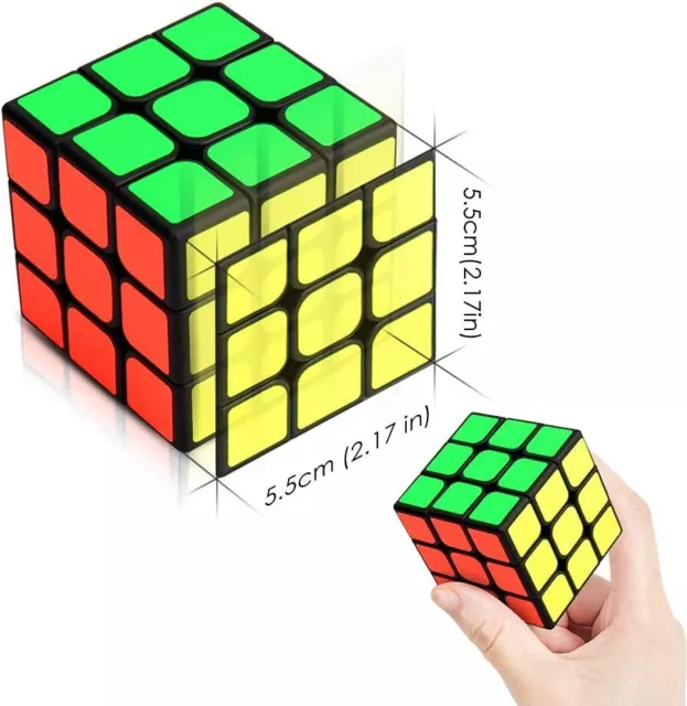 3x3 Classic Puzzle Magic Cube Kid Adult Fun Toy Fidget Stress Mind Game Toy Gift 2
