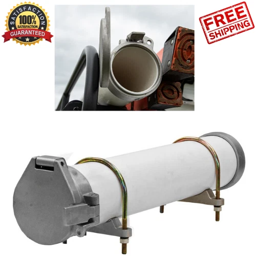 CONDUIT CARRIER KIT 8" Truck Lockable Van Roof Top Mount PVC Tube Pipe