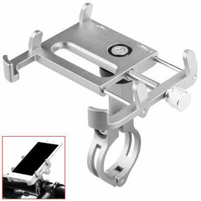 Universal Soporte de Bicicleta Moto Bici Bike Manillar Extensible para Movil Goma Sujecion 
