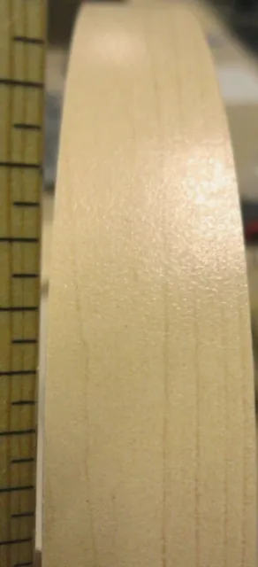 Maple Hard Rock melamine print edgebanding in 7/8" x 120" rolls with adhesive