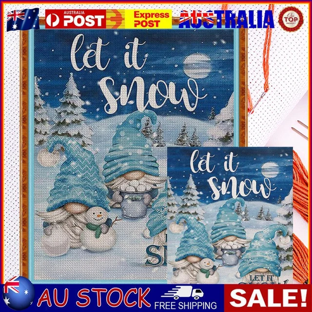 Christmas Goblin Full Cross Stitch 11CT Cotton Thread DIY Counted Embroidery Kit