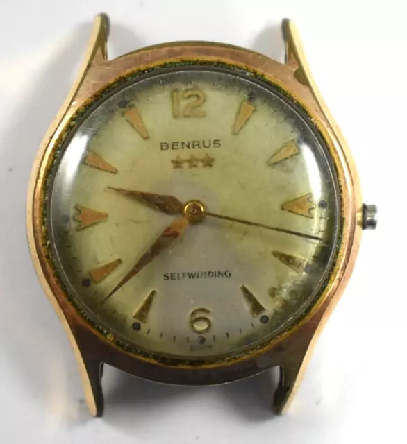 Vintage Benrus 3 Stars Selfwinding 17J Model EG135 Wrist Watch lot.22