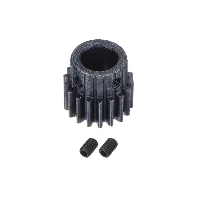 1Mod 18T Pinion Gear 10mm Bore Hardened Steel Motor Rack Spur Gear with Step